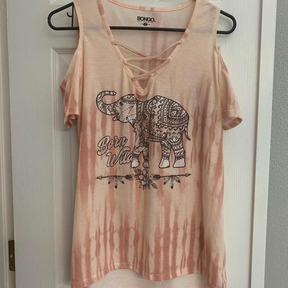 Bongo Cold Shoulder Top